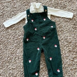 Christmas Overalls 18m